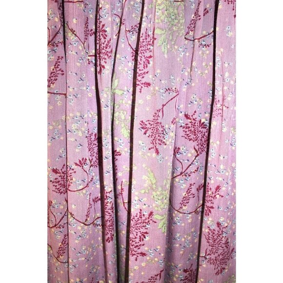 URBAN OUTFITTERS Kimchi Blue Smocked Midi Sundress in Purple Floral (M/L) - Picture 6 of 9